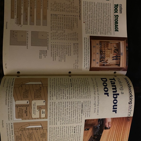 🎉5/$10🎉Woodsmith magazine vol32 no187 February March 2010 tambour tool cabinet - Picture 6 of 9